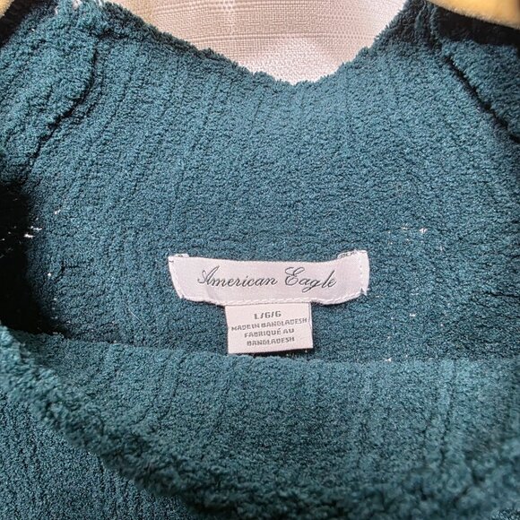 American Eagle Women's Ribbed Crop Sweater size Large - Picture 3 of 6